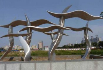 戶外千紙鶴雕塑 噴漆折紙風格 燈光鶴鳥雕塑