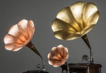 大型商場麥克風(fēng)雕塑 仿真音樂雕塑 鏡面話筒雕塑