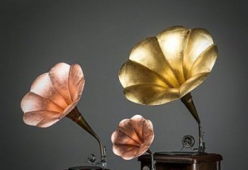 房地產(chǎn)麥克風(fēng)雕塑 剪影音樂雕塑 鍛造話筒雕塑