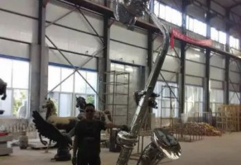 創(chuàng)意薩克斯雕塑 啞光樂(lè)器雕塑 公園西方樂(lè)隊(duì)雕塑