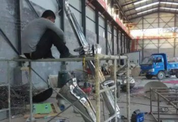 鍛造薩克斯雕塑 景觀西方樂(lè)隊(duì)雕塑 戶外樂(lè)器雕塑