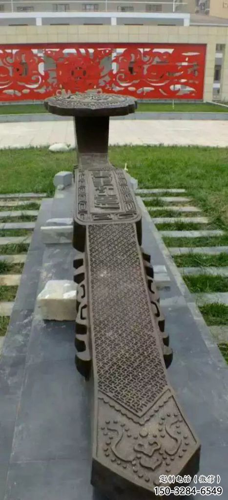 幾何如意雕塑 發光公園雕塑 大門口建筑雕塑