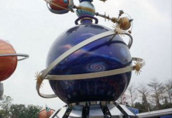 公園飛碟雕塑 創意企業宇宙雕塑 美陳飛船雕塑