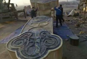 如意雕塑 歐式步行街建筑雕塑 大型雕塑