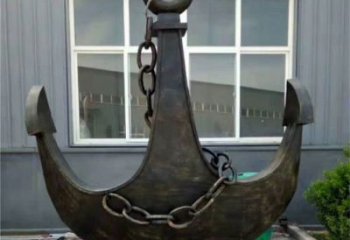 房地產(chǎn)船錨雕塑 剪影碼頭雕塑 鍛造雕塑