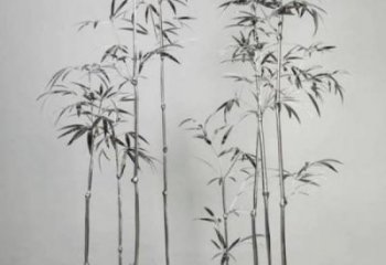 景觀竹葉雕塑 剪影竹類雕塑 商業(yè)街植物雕塑