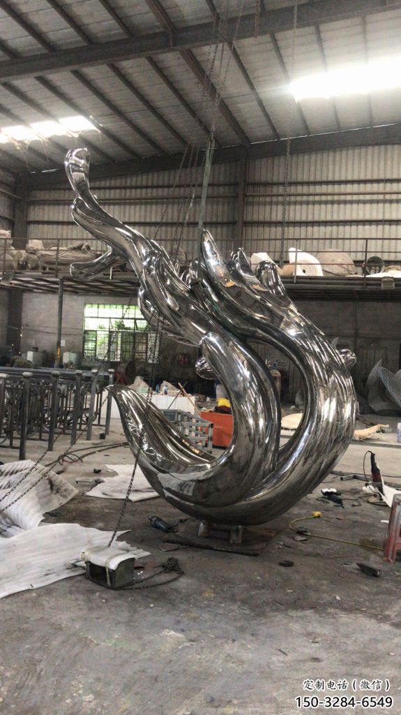 拉絲水花雕塑 鏤空創(chuàng)意雕塑 別墅區(qū)雕塑