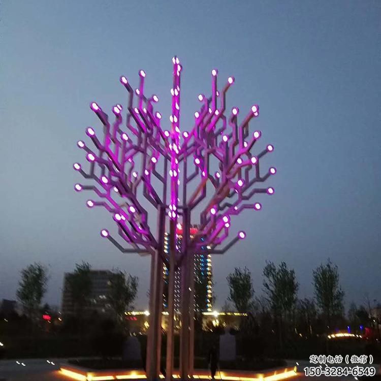 彩繪雪花雕塑 電鍍現代窗花雕塑 公園雕塑