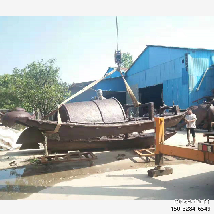 住宅小區揚帆雕塑 仿古風帆雕塑 公園遠航雕塑