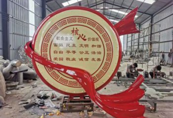 美陳戰鼓雕塑 異形噴水民族雕塑 酒店喜慶雕塑