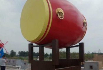 歐式戰鼓雕塑 抽象希望喜慶雕塑 景觀民族雕塑