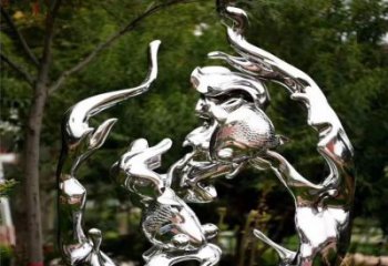 燈光水花雕塑 景觀水景雕塑 商業街雕塑