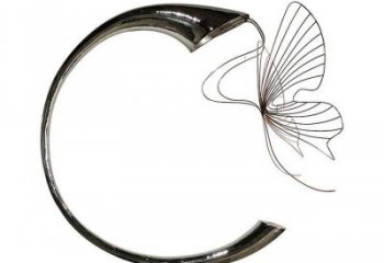 鑄造喇叭花雕塑 中式村口雕塑 景觀花卉雕塑