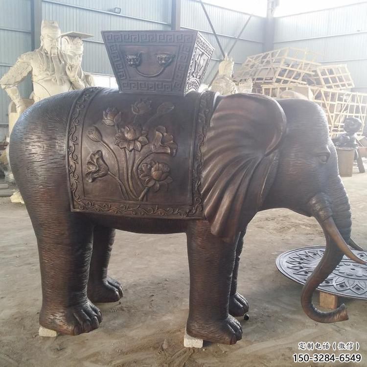 大象雕塑常用，景觀概念，紅銅大象雕塑供求