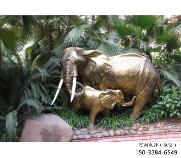大象雕塑精選，室外軟裝，銅大象雕塑精選
