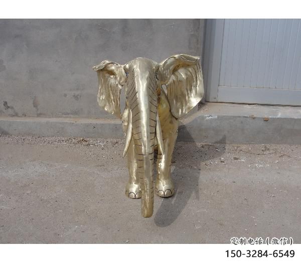 商場大象雕塑批發(fā)，美陳雕塑，銅大象雕塑標準