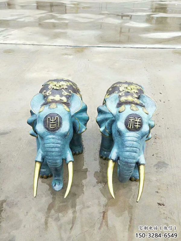 大象雕塑選用，鑄造工藝，彩繪大象雕塑生產(chǎn)廠家