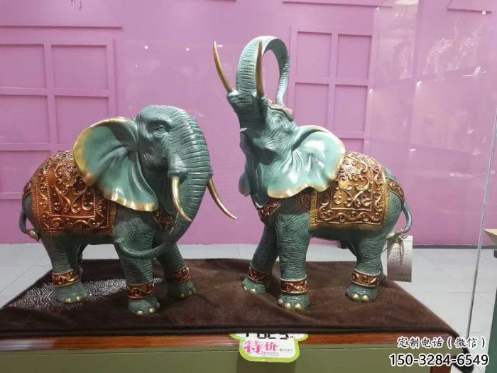 景觀大象雕塑預定，金屬構件，彩繪大象雕塑選定