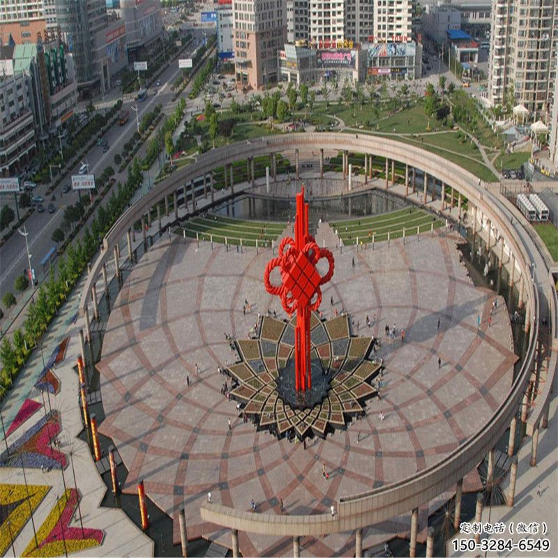 大型中國(guó)結(jié)雕塑