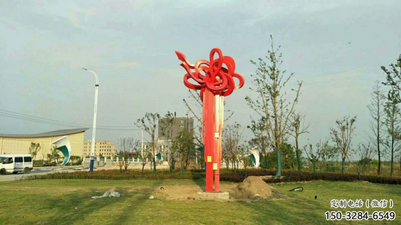 景觀中國(guó)結(jié)雕塑