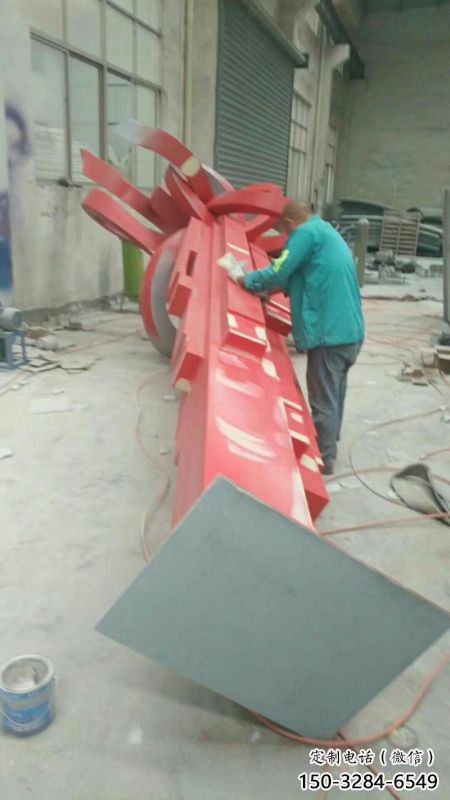 希望中國結雕塑