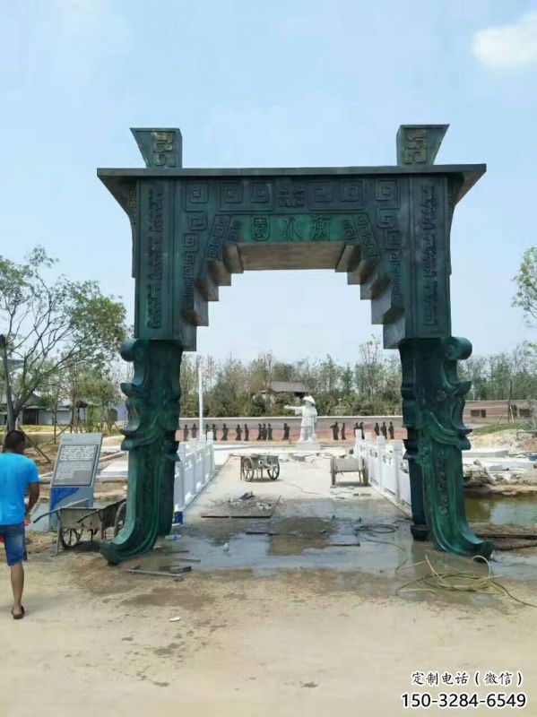 抽象青銅鼎雕塑制作