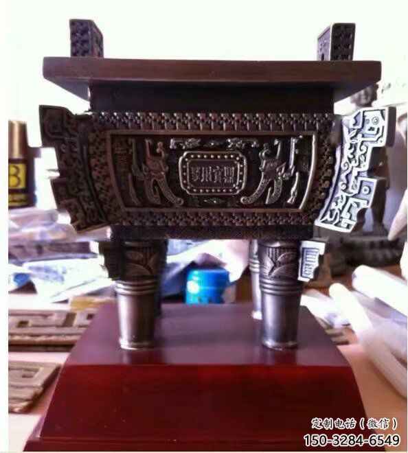 事業單位青銅鼎雕塑制作