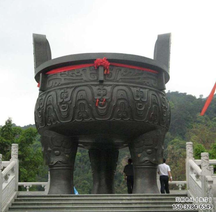 戶外鑄銅圓鼎銅雕生產(chǎn)