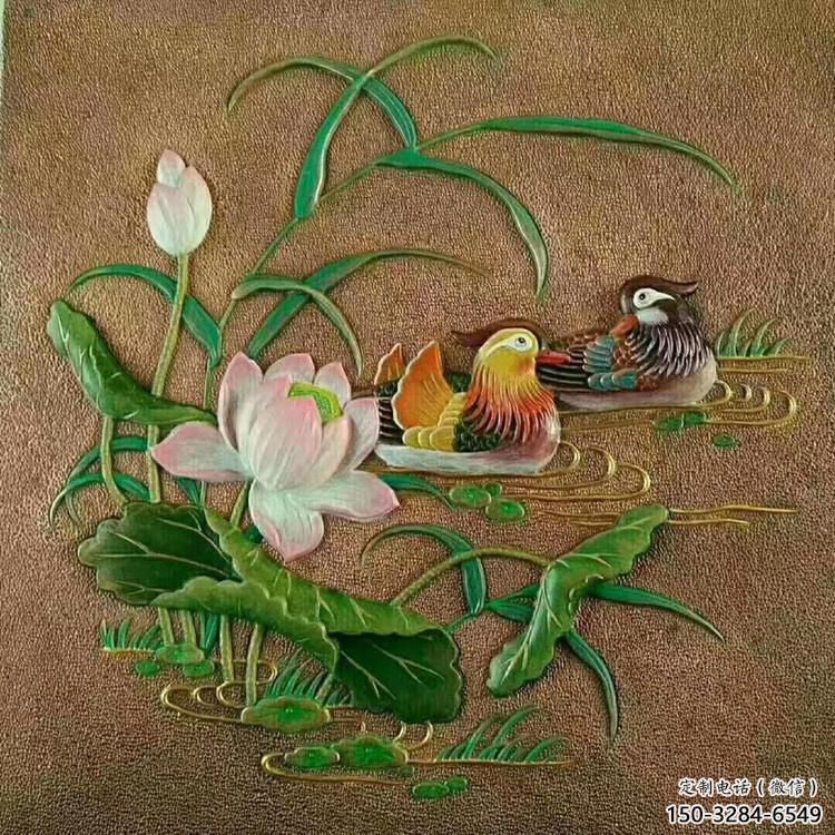 鴛鴦浮雕優(yōu)選，多彩藝術(shù)，景觀動(dòng)物浮雕廠家