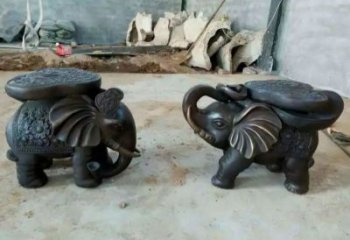 藝術大象雕塑優(yōu)選，城市裝飾，銅大象雕塑訂做