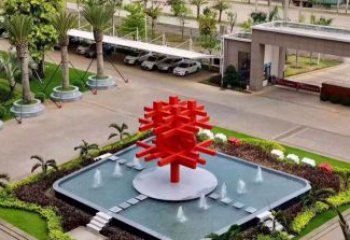 燈光中國(guó)結(jié)雕塑