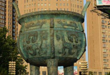 圓鼎雕塑，銅器景觀雕塑，鑄銅工藝