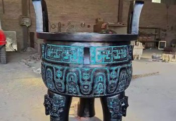 圓鼎雕塑，銅器景觀雕塑，鑄銅工藝