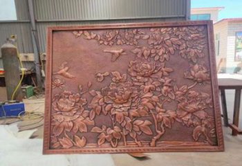 花卉浮雕選定，美陳雕塑，現(xiàn)代花卉浮雕廠家