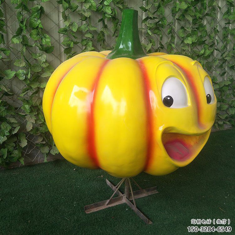 果籃雕塑服務商，美陳雕塑，南瓜果籃雕塑精選
