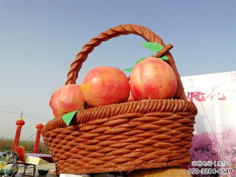 果籃雕塑標(biāo)準(zhǔn)，景觀雕塑，香蕉果籃雕塑提供