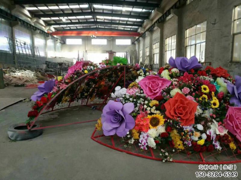 花籃雕塑精選，美陳雕塑，鍛鋼不銹鋼花籃雕塑通用