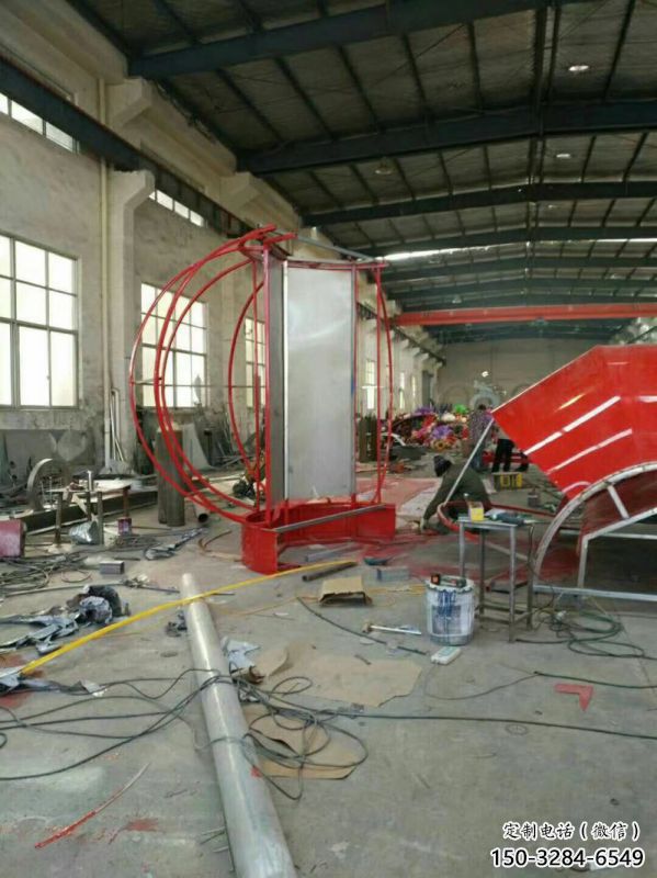 花朵花籃雕塑定價，村標(biāo)概念，花朵花籃雕塑景觀選用