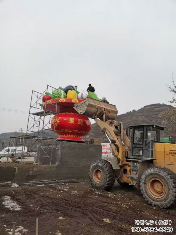 花籃雕塑優選，拉絲工藝，旅游區花籃雕塑承接