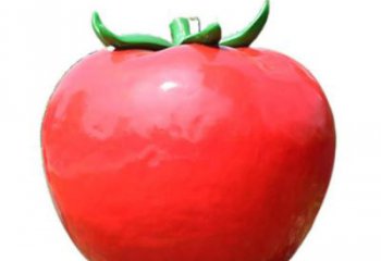 果籃雕塑提供，多彩藝術(shù)，中式番茄果籃雕塑通用