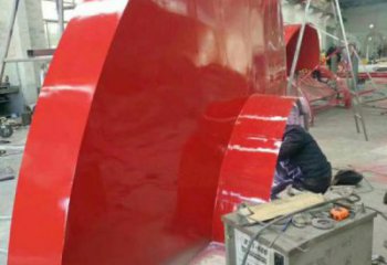 戶外花籃雕塑通用，多彩藝術，環境景觀玫瑰花花籃雕塑供應