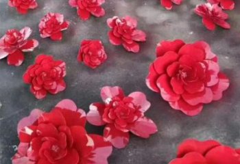 紀念花籃雕塑生產，廣場雕塑，玫瑰花花籃雕塑展品