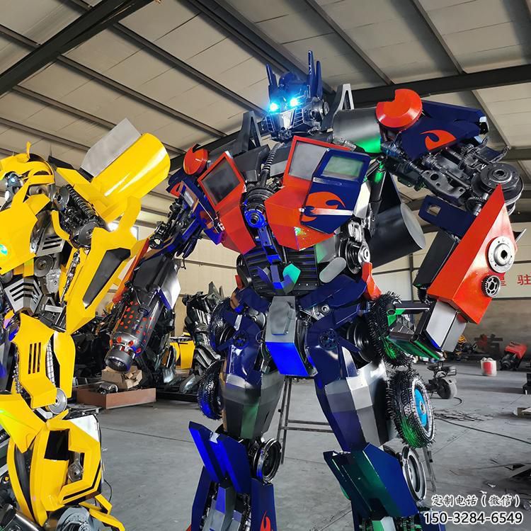 別墅區(qū)機(jī)器人雕塑