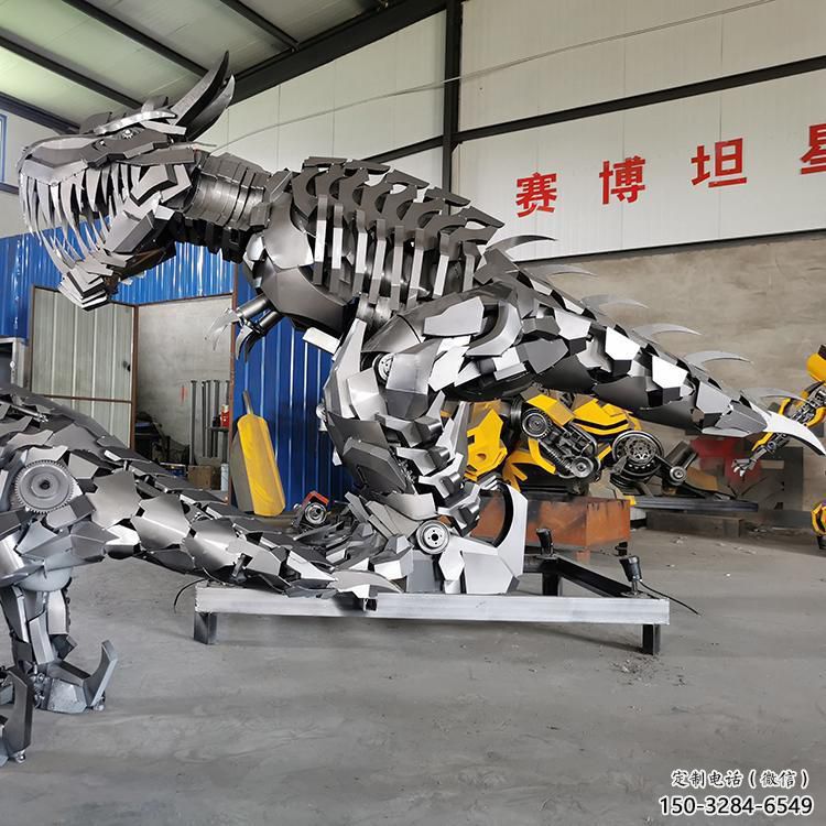 卡通機器人雕塑