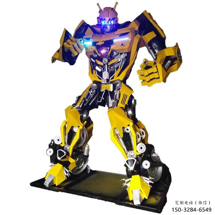 戶外抽象大黃蜂雕塑制作