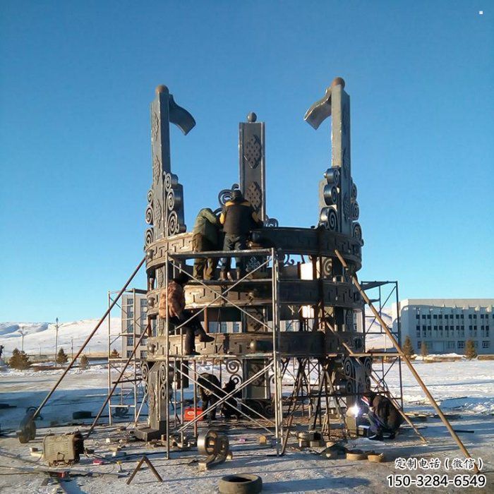 安裝景觀地標(biāo)雕塑場(chǎng)景