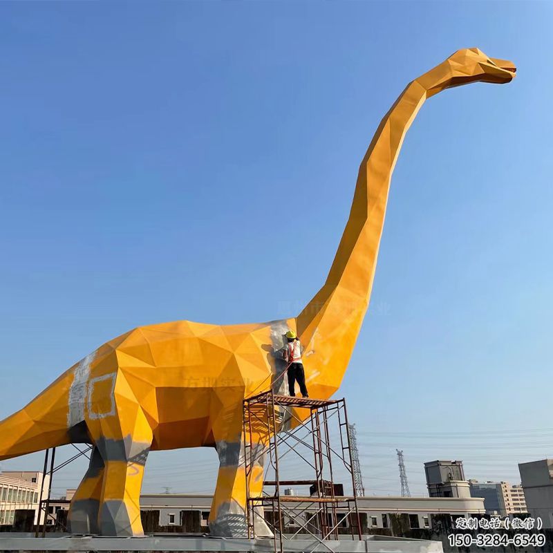 恐龍雕塑工廠優選，城市裝飾，景觀烤漆恐龍雕塑供給