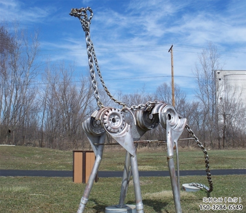 景觀恐龍雕塑選定，美陳雕塑，抽象恐龍骨架雕塑優(yōu)選