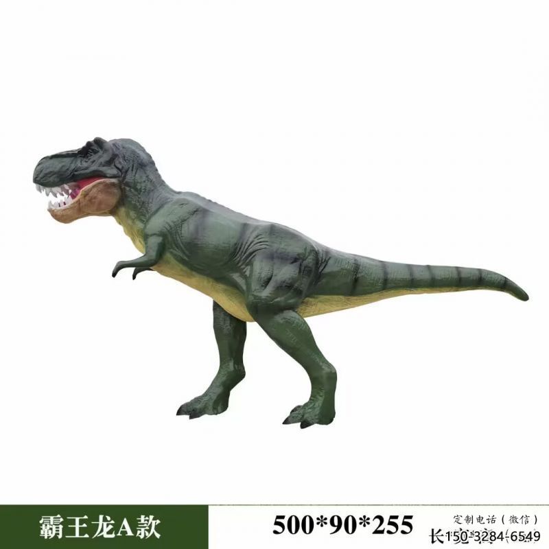 霸王龍雕塑景觀，中式工藝，發聲恐龍雕塑供給