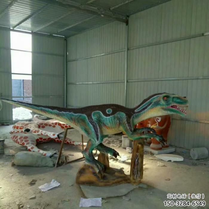恐龍雕塑定做，小區擺件，軟體發聲恐龍雕塑制作